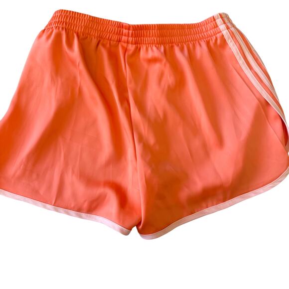 Adidas NEW Sprinter Shorts Womens Medium Coral Pink Orange Athletic - Picture 4 of 4